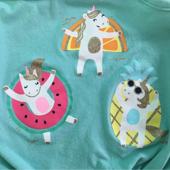 🦄 Carter’s Fruity Summer Unicorns Tank Top 🍍 - Picture 5 of 12